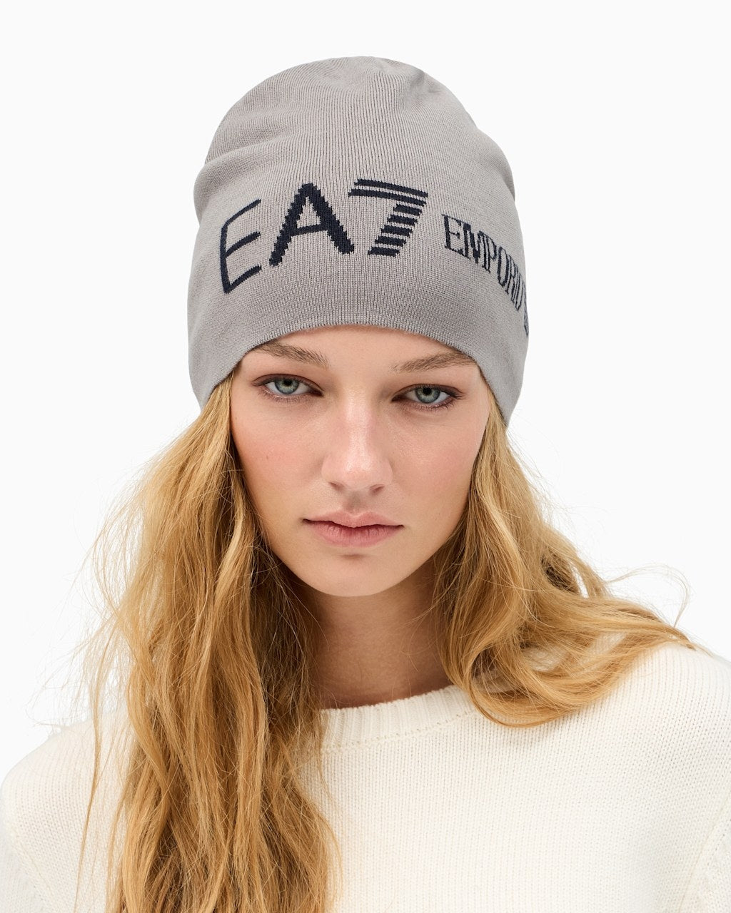 Armani EA7 Cappello con Logo a Contrasto