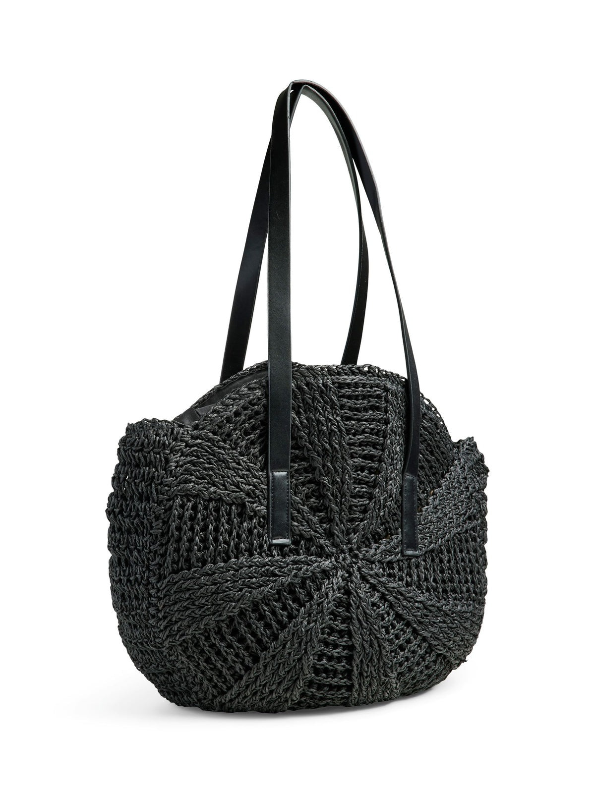 Pieces Borsa in Paglia con tracolla