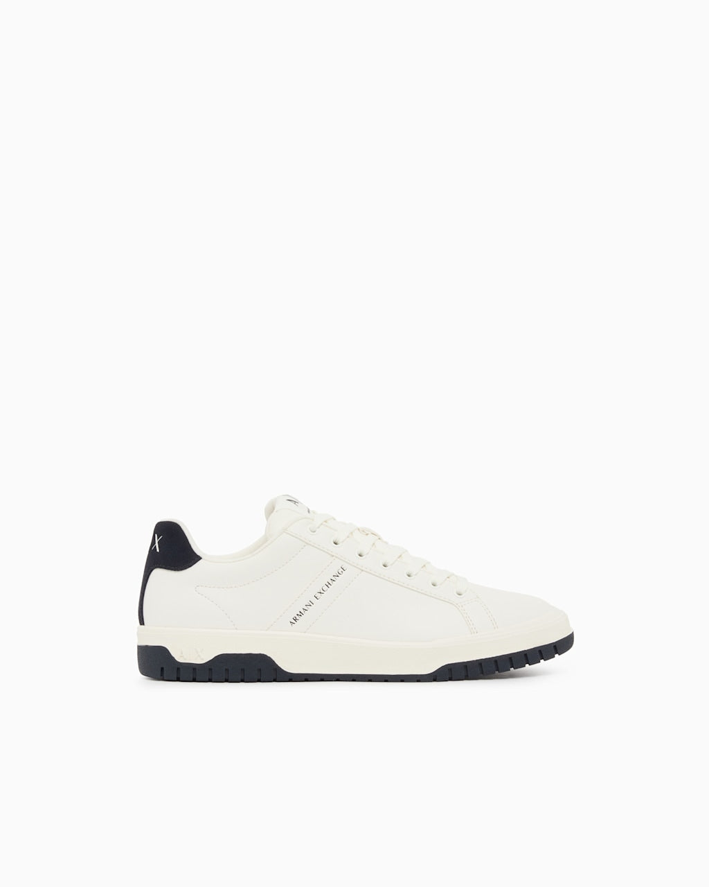 Armani Exchange Sneakers  in Pelle con Logo e Suola in Gomma