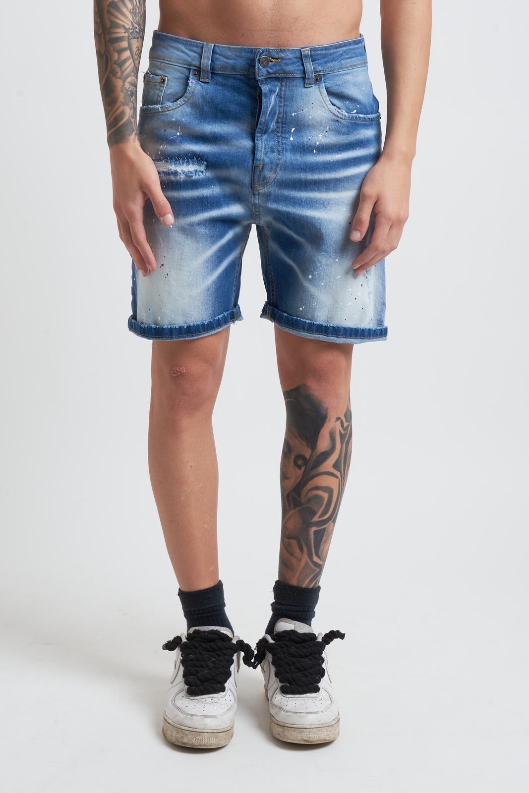 Artik Denim Bermuda in Jeans Blù