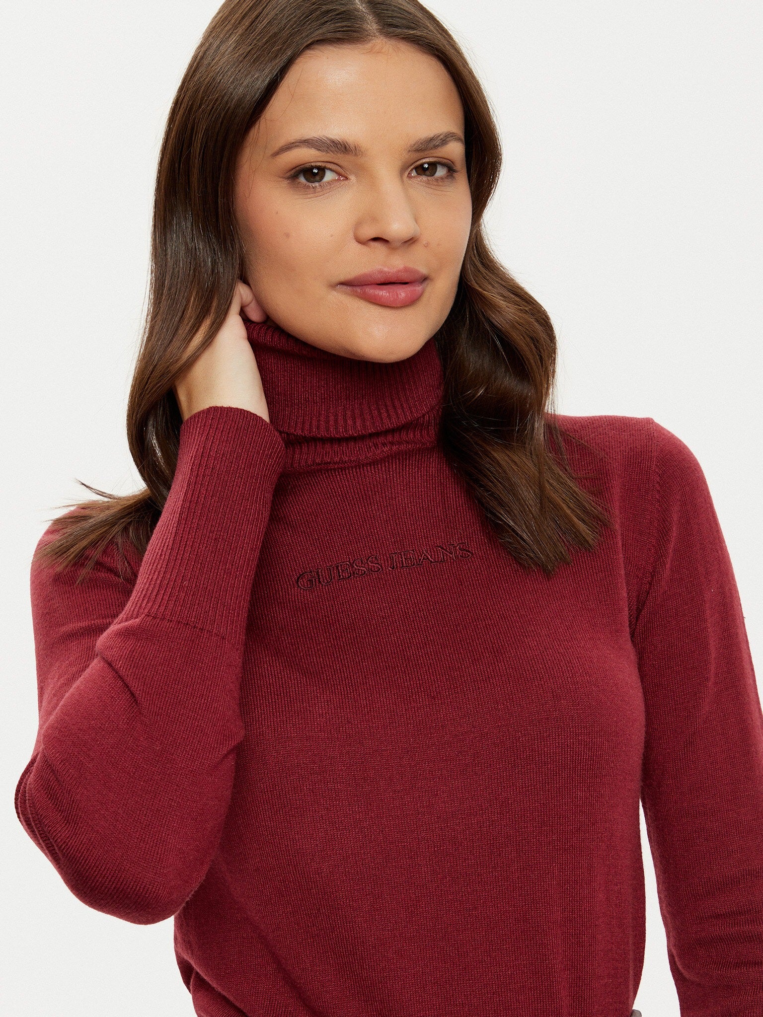 Guess Maglione in Misto Lana Bordeaux