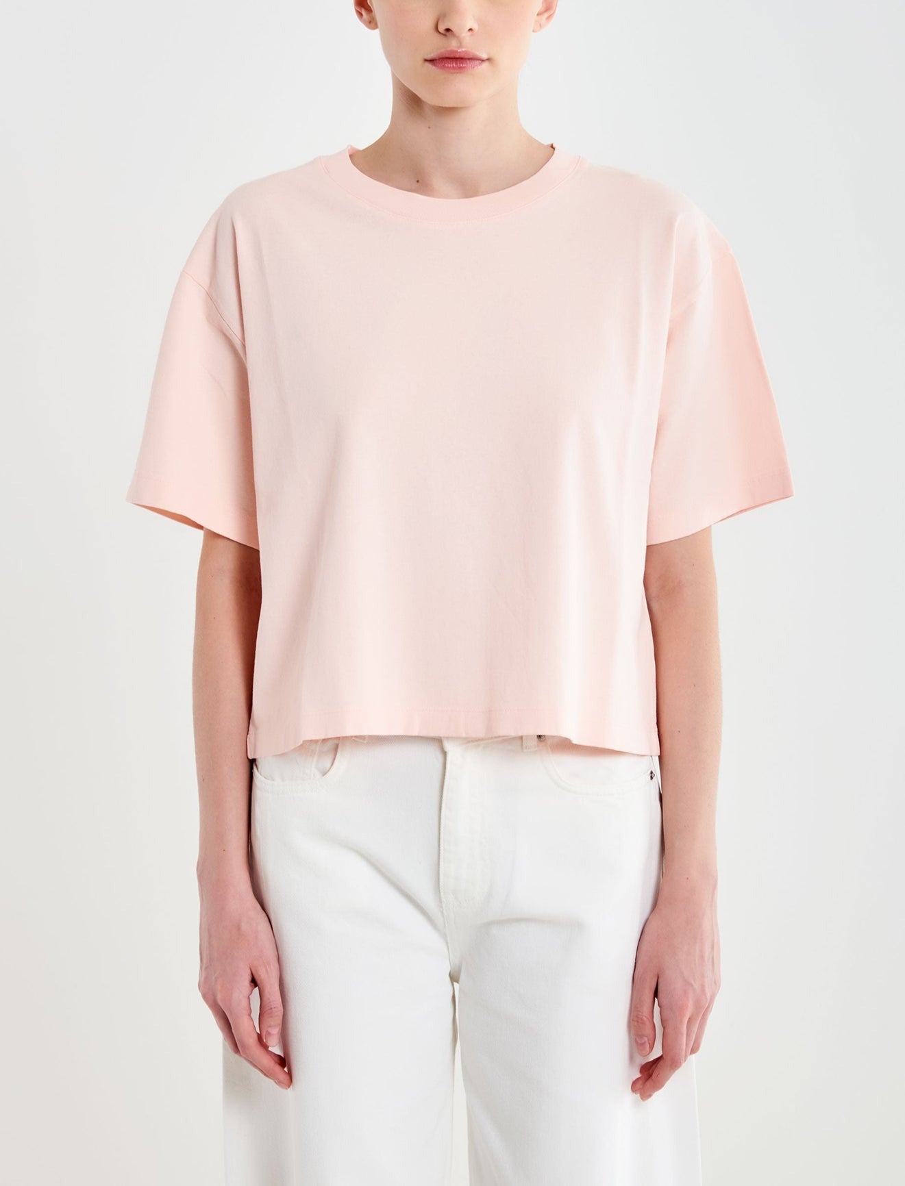 Vicolo T-Shirt Cropped Basic in Cotone