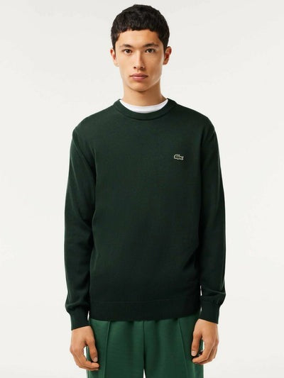 Lacoste Pullover Girocollo con Logo sul Petto