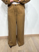 Le Streghe Pantalone con Coulisse 
Marrone