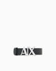 Armani Exchange Cintura in Pelle con Fibbia Logo in Metallo