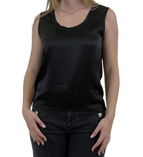 Vicolo Canotta Scollo Ampio in Viscosa Scivolata