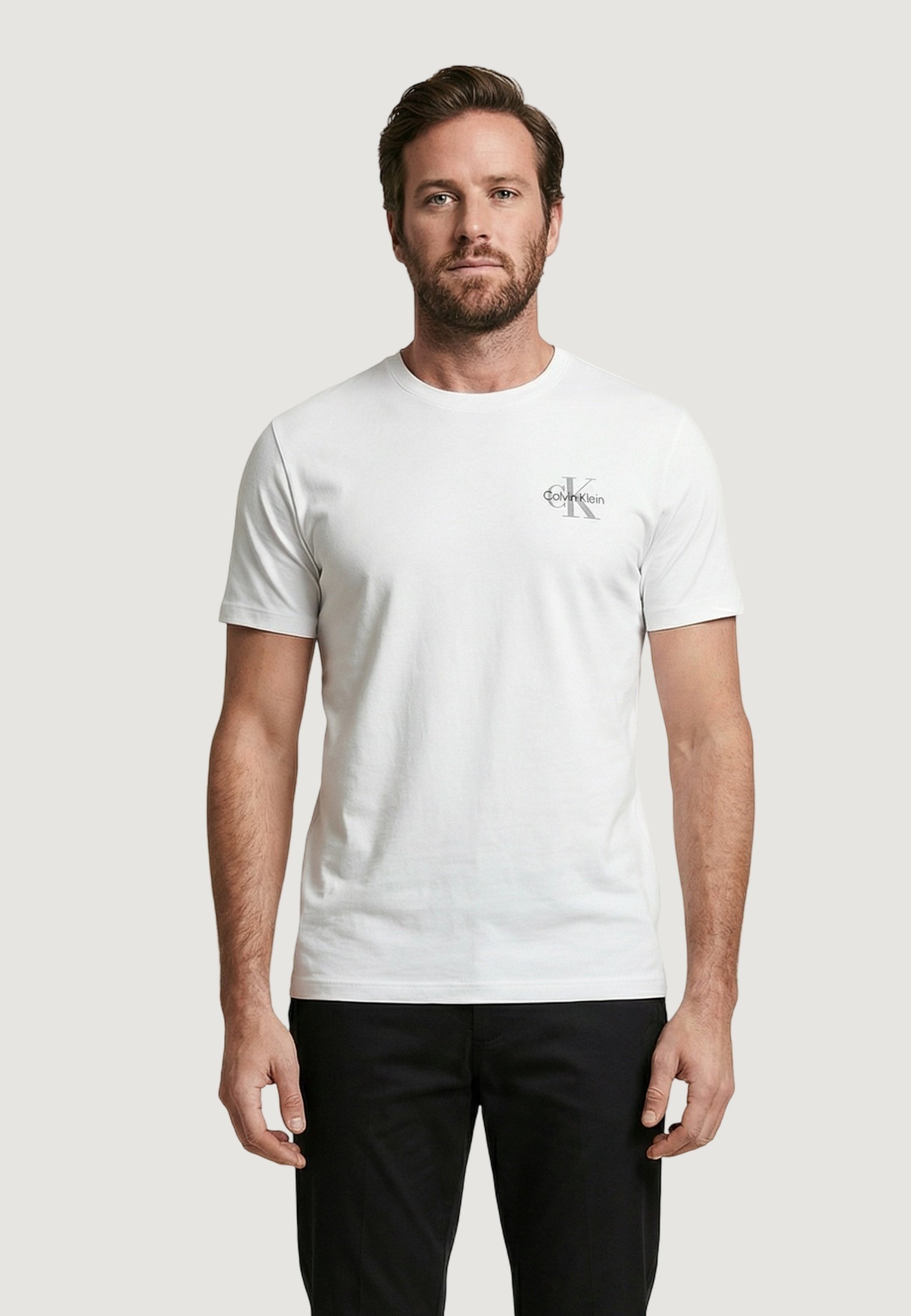 Calvin Klein Jeans T-shirt con Monogramma Logo