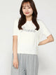 Guess Maglia con Logo Strass 
Bianco