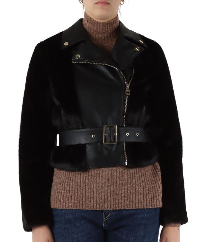 GaudI Giacca Biker con Cintura
