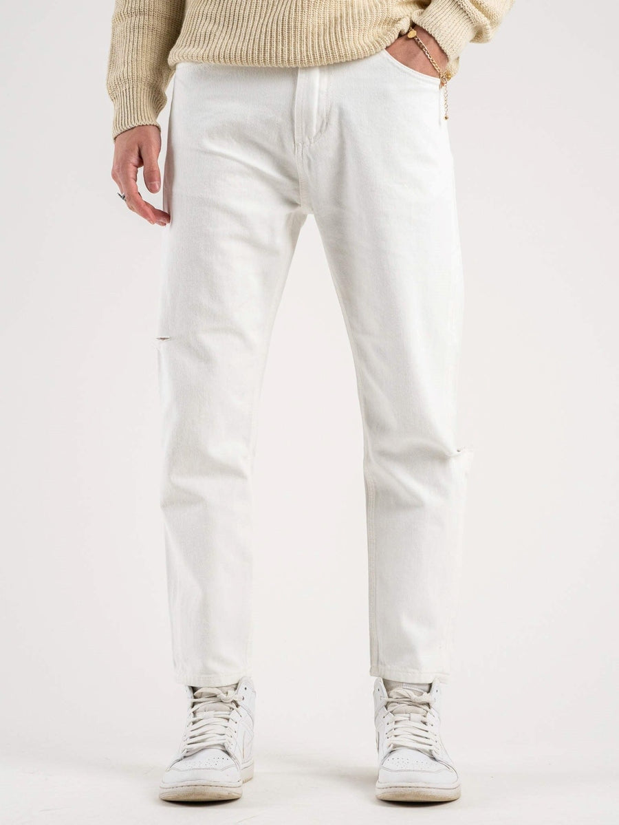 Gianni Lupo Jeans con Cinque Tasche 
Bianco