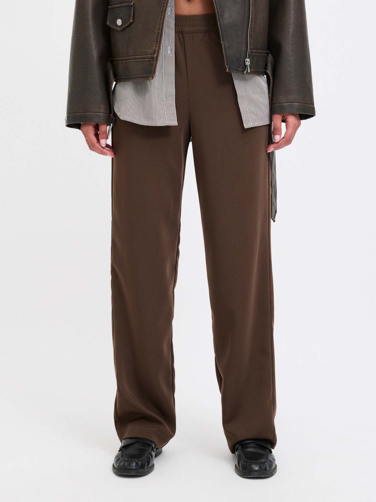 Jjxx Pantalone Classici Jxella Marrone