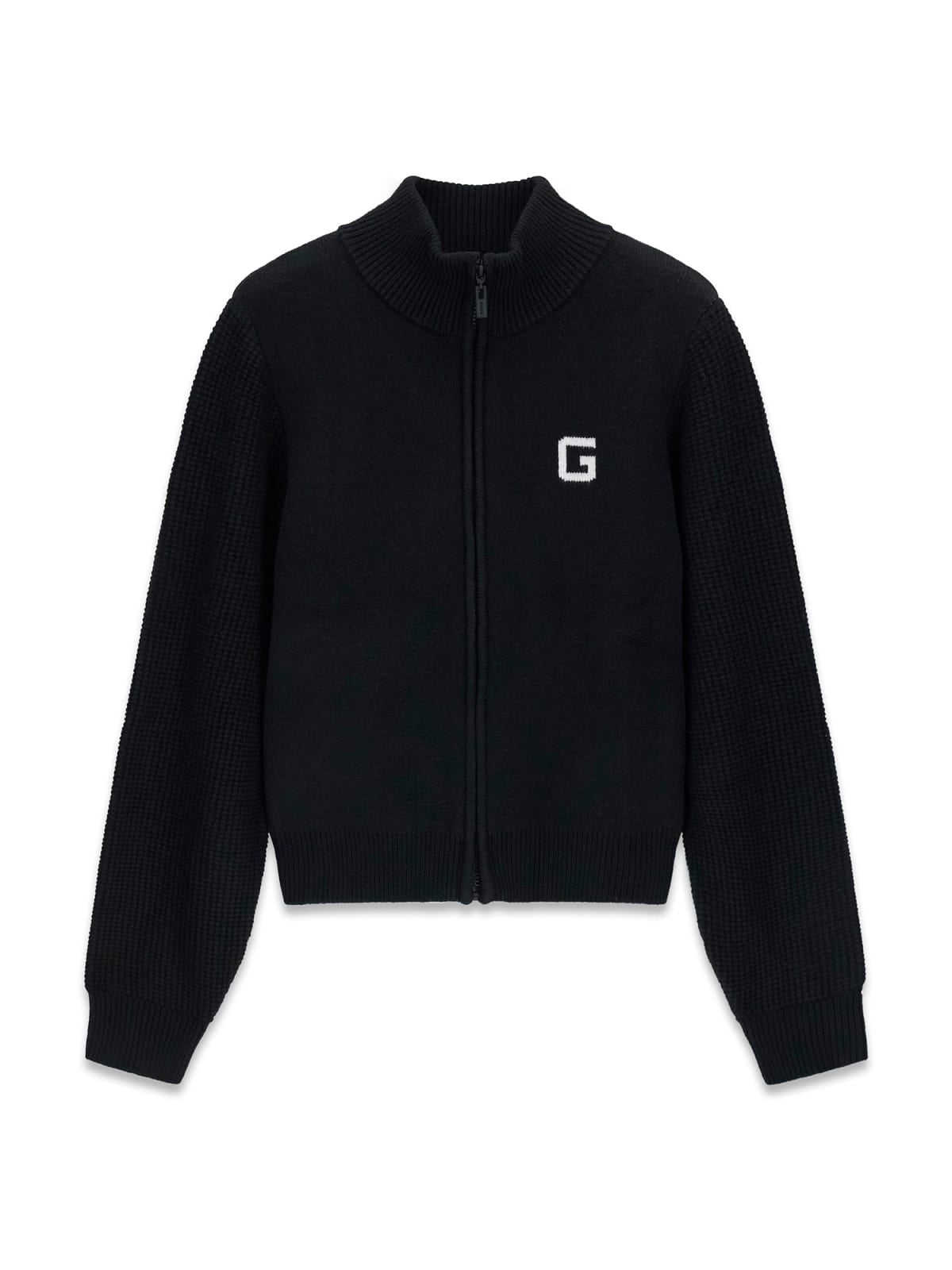Guess Cardigan con cerniera integrale Nero