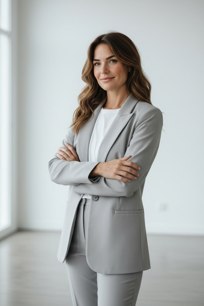 Vicolo Giacca Doppio Petto 
Grigio