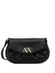 Armani Exchange Borsa Mini con Drappeggio 
Nero