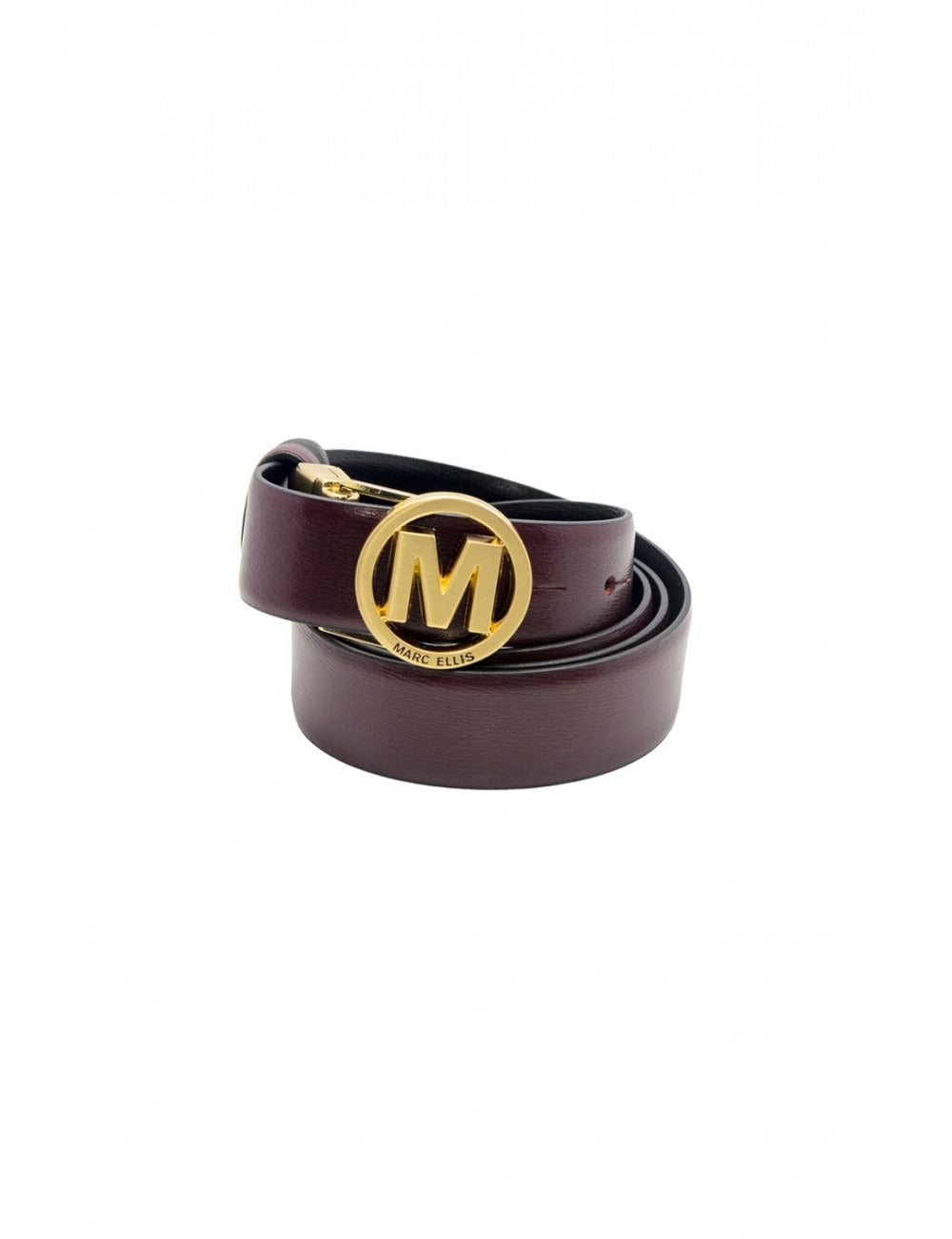 Marc Ellis Cintura Reversibile con Logo in Metallo