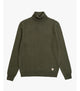 Gianni Lupo Maglia con Collo Alto Verde Militare