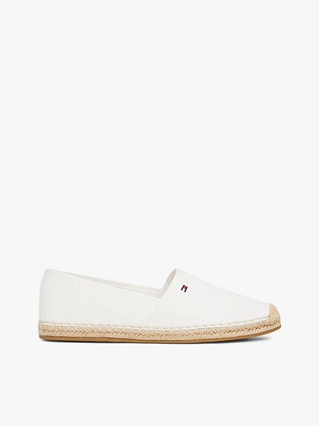 Tommy Hilfiger Espadrillas in Tela con Bandierina Ricamata