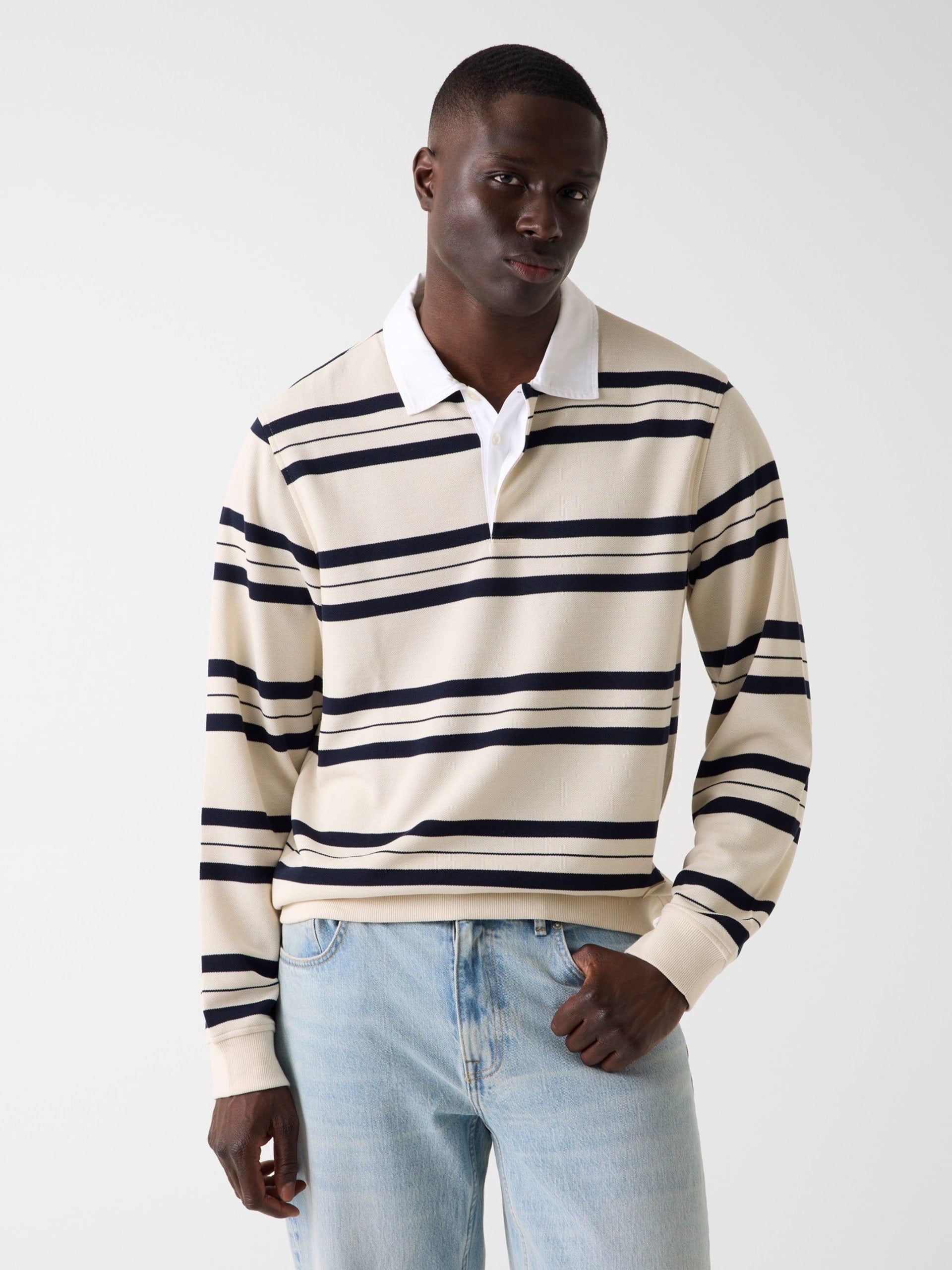 Guess Felpa a Righe beige