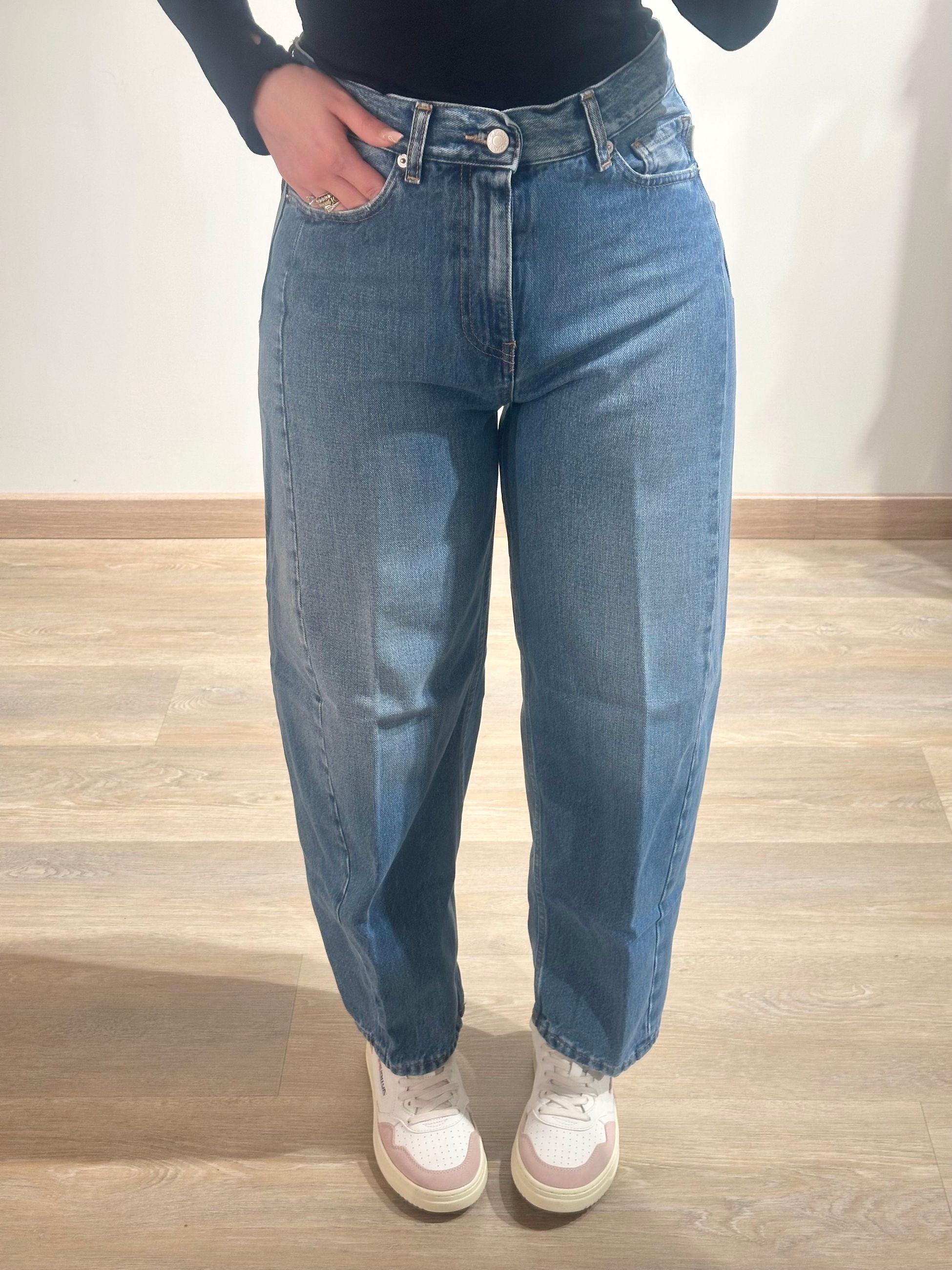 Vicolo Jeans Basma a Gamba Dritta 
Blù