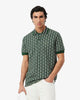 Lacoste Polo dal taglio Classico in Jacquard con Monogramma Verde