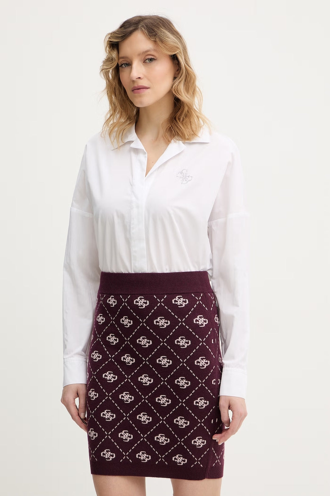 Guess Camicia Body in Misto Seta
Bianco