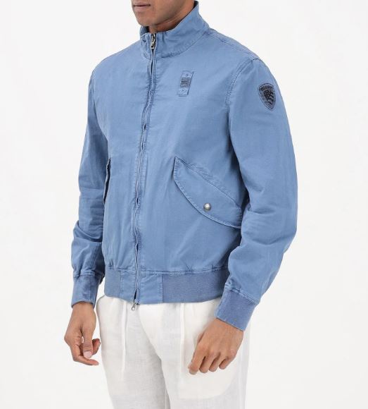 Blauer USA Bomber Leggero Sfoderato Badger Dyed