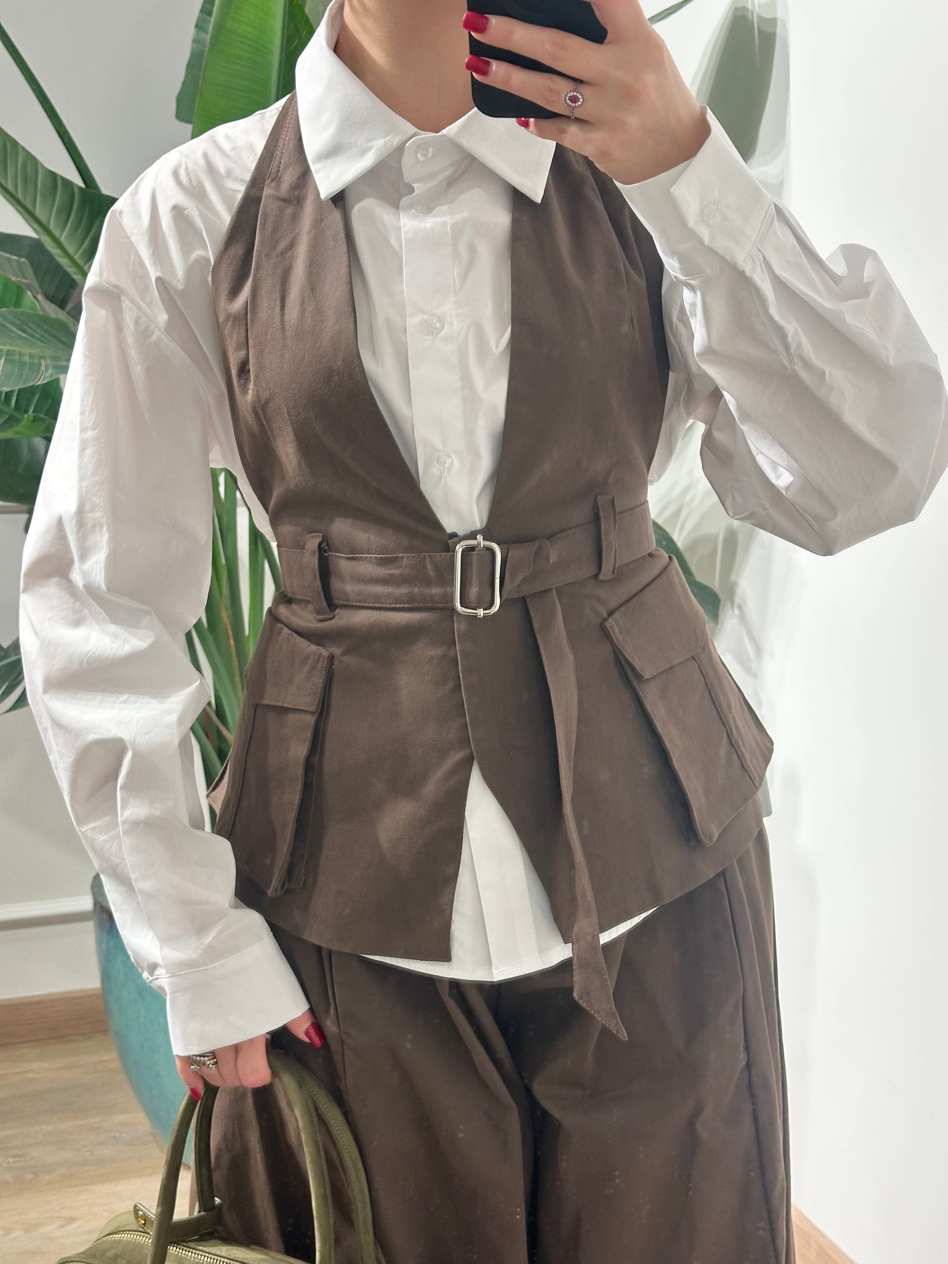 Haveone Gilet 
Marrone