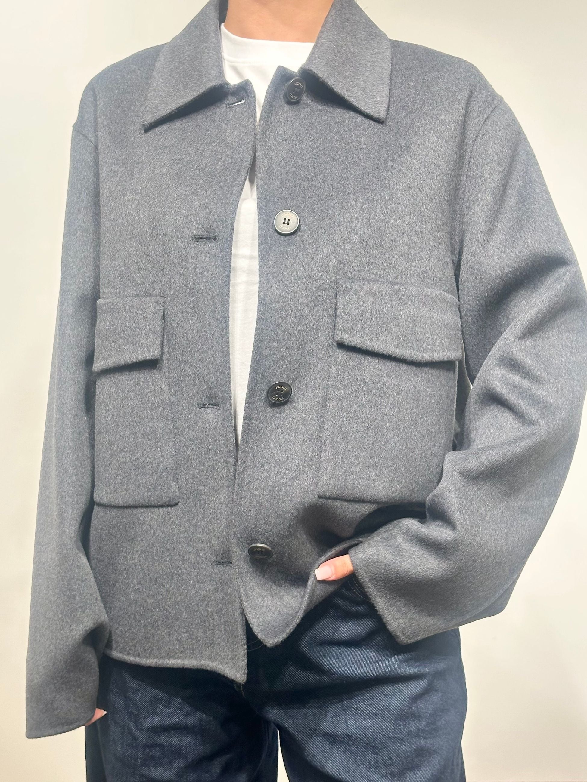 Vicolo Giacca Boxy con Colletto