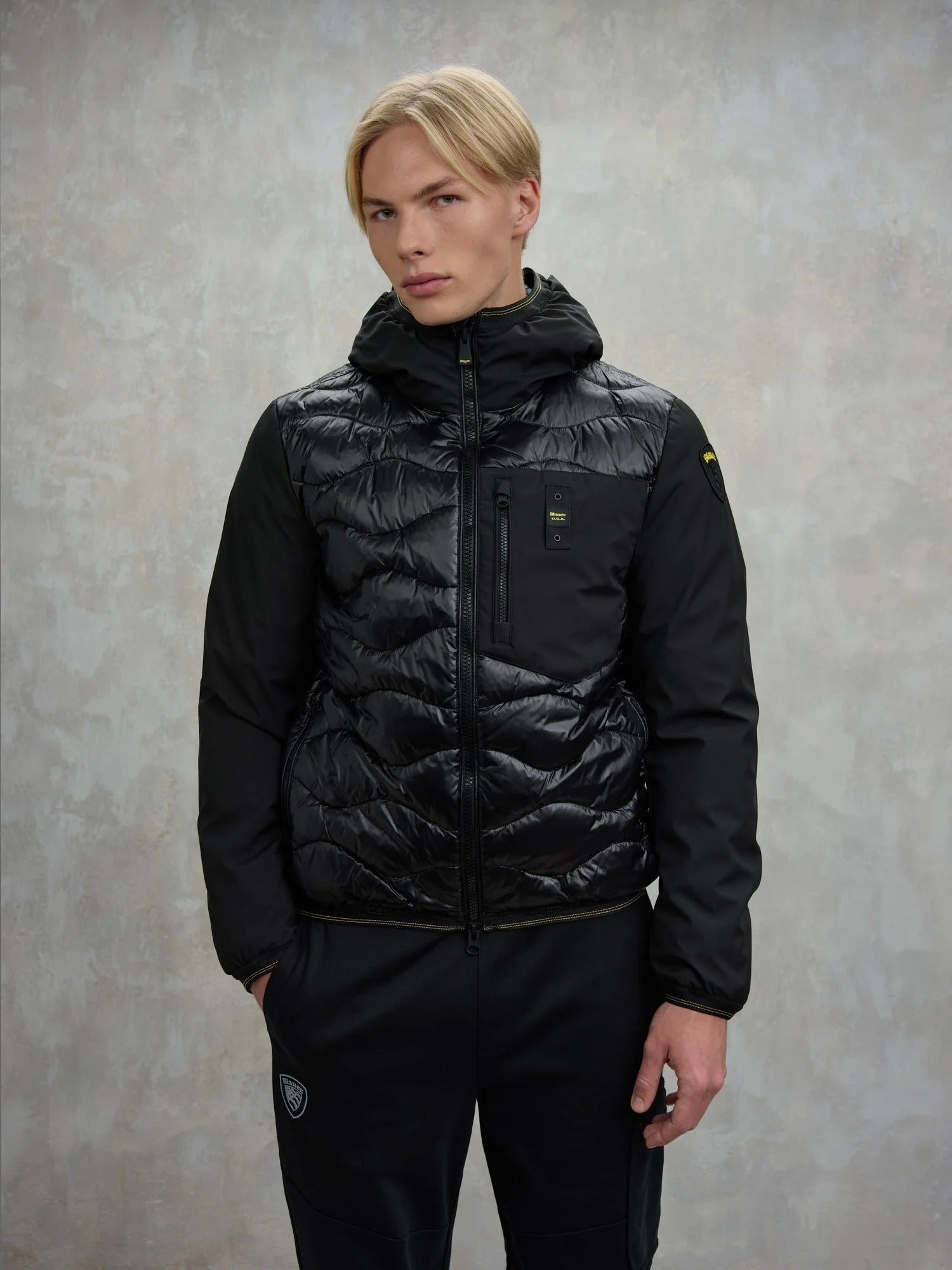 BLAUER USA Piumino Imbottitura Mista Albert 
Nero