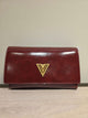 Vicolo Tessa Bag Medium Pochette Lucida con Logo V Metal