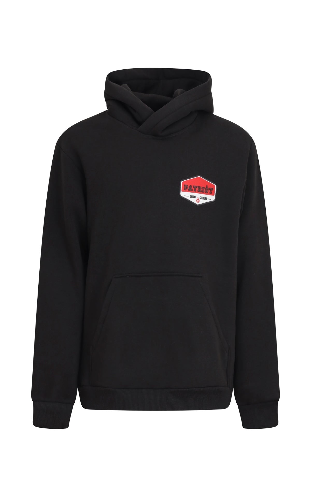 Patriot Felpa con Caappuccio Nero