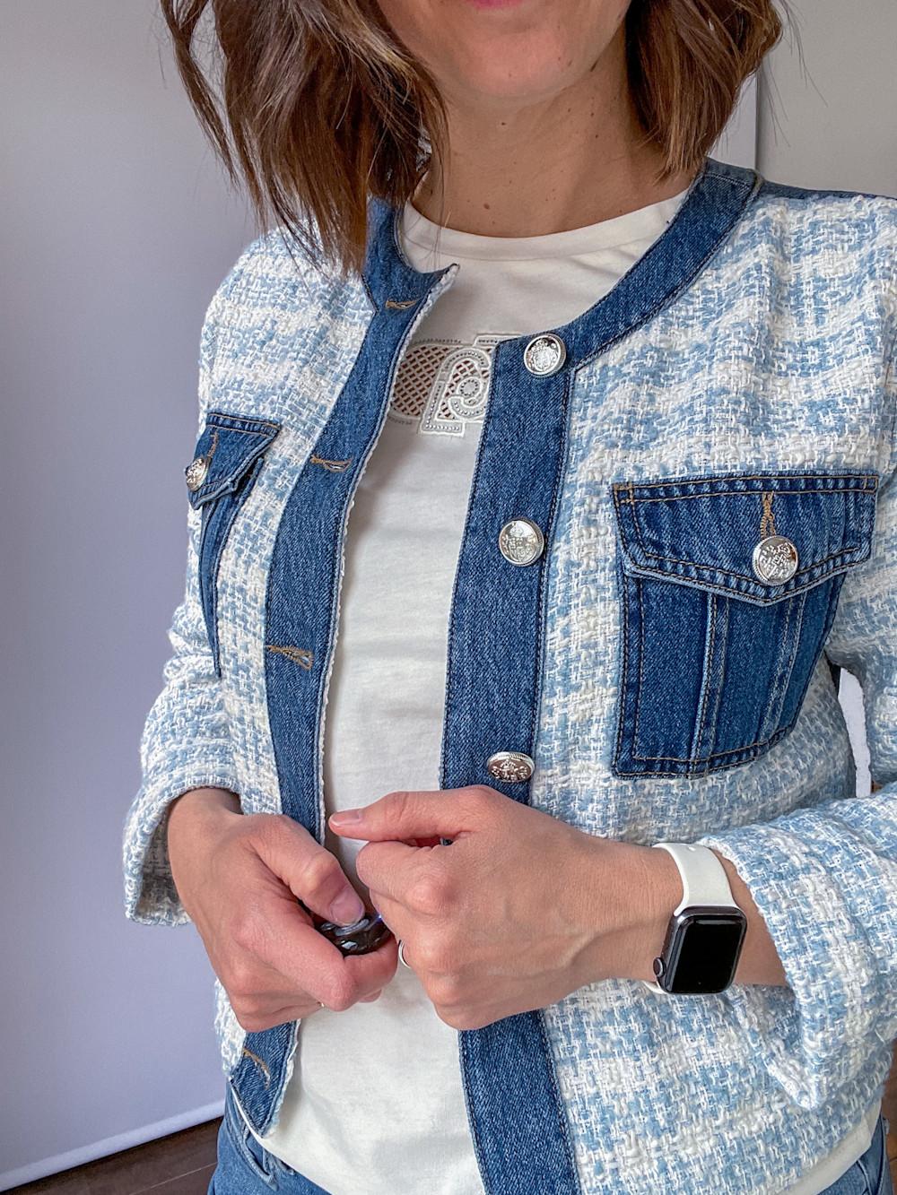 Liu Jo Gilet di Jeans Blu