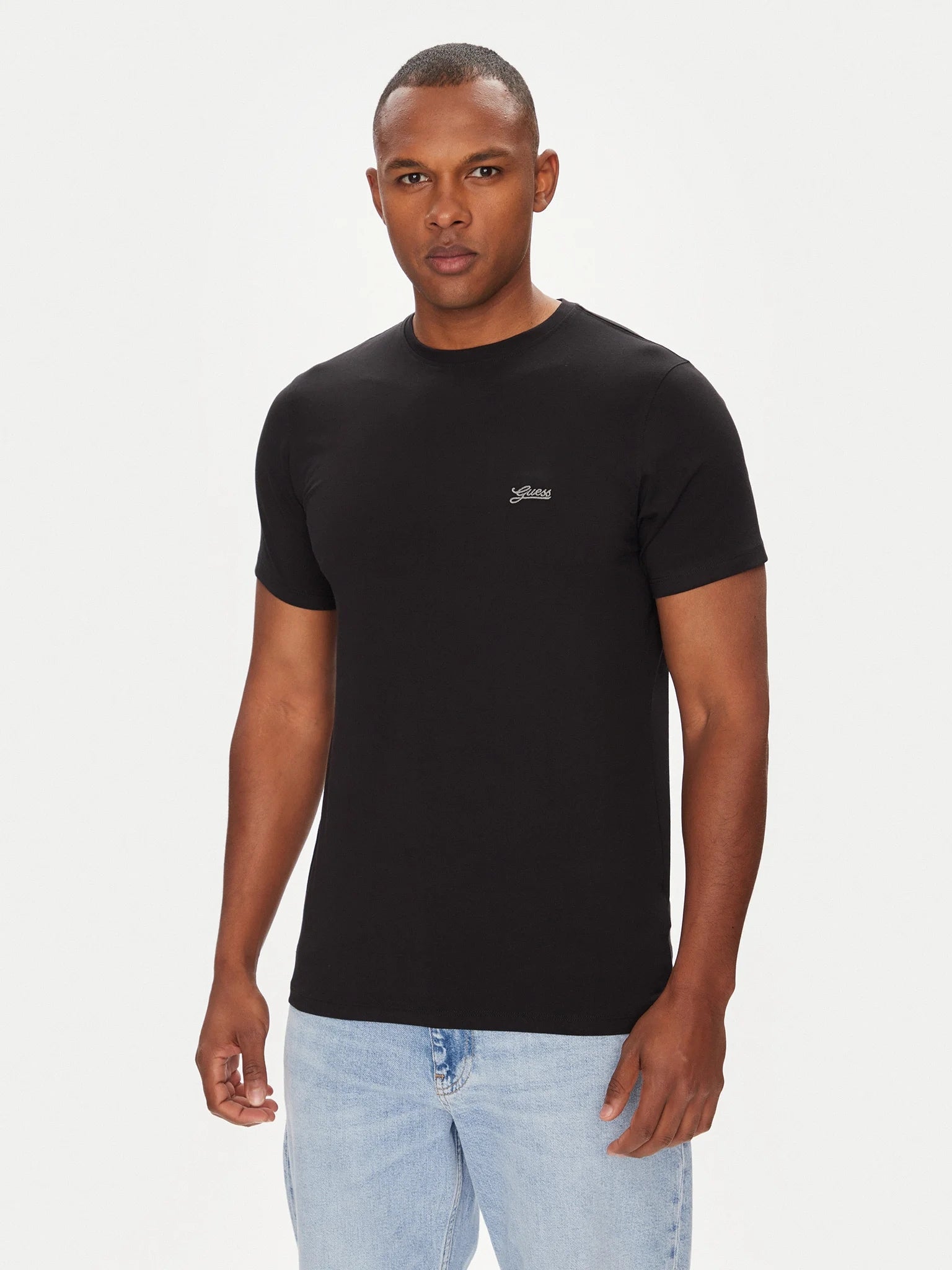 Guess T-shirt con il Logo Ricamato