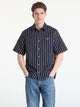Guess Camicia in Misto Cotone Bianco Blù