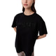 Gaelle Paris T-shirt Paricollo Mezza Manica Con Ricamo Nero