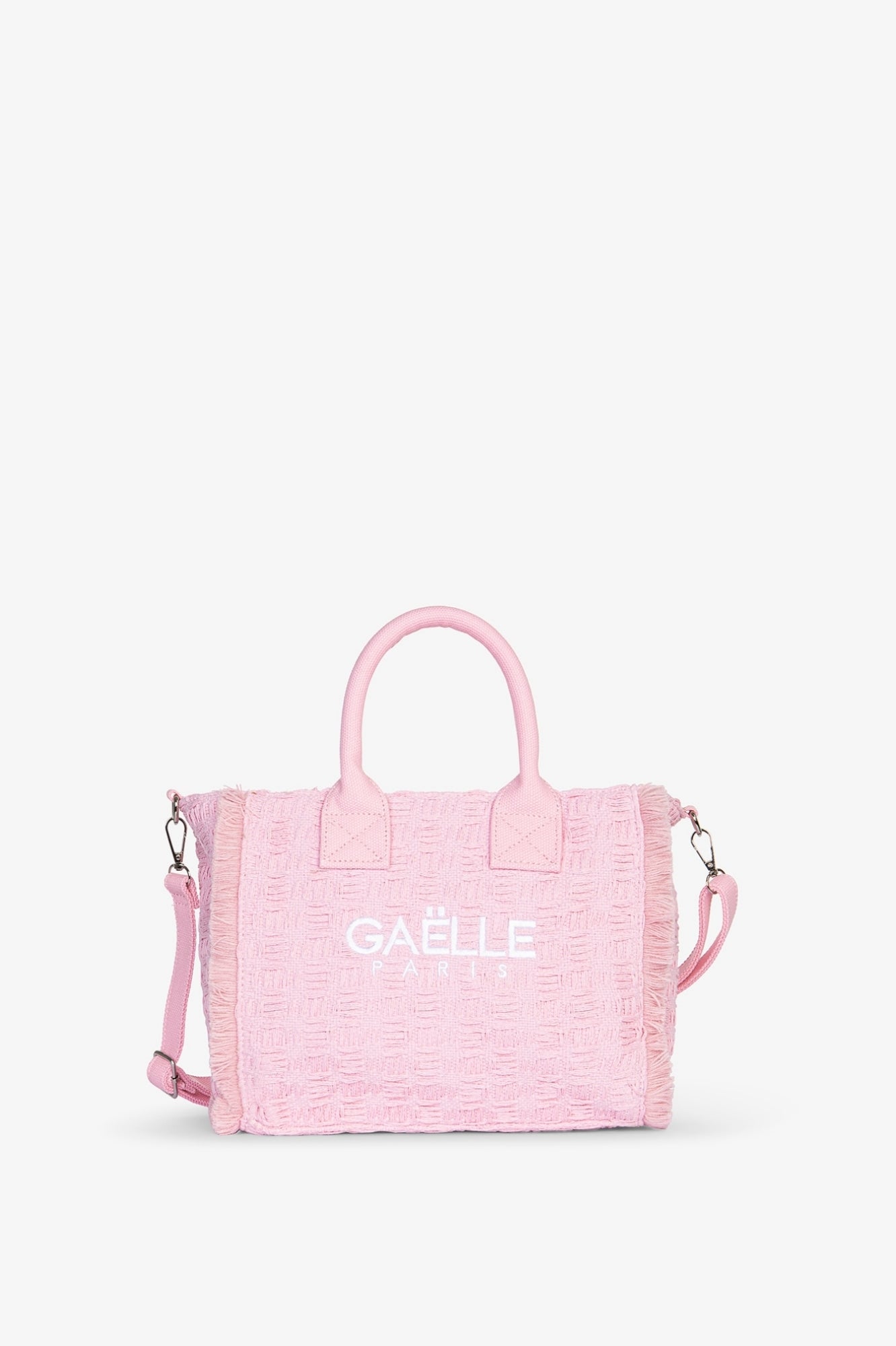 Gaelle Paris Regular Shopper con Logo Ricamato 
Rosa