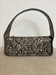 Vicolo Borsa  Deva Bag Pitonata 
Nero Bianco
