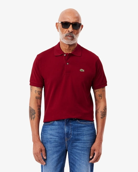 Lacoste Polo in Misto Cotone Organico Regular Fit