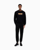 Armani EA7 Tuta Visibility in Cotone Misto con Felpa Girocollo e Logo