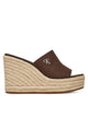 Calvin Klein Ciabatte Espadrillas con Zeppa e Plateau