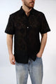 Gianni Lupo Camicia Traforata 
Nero