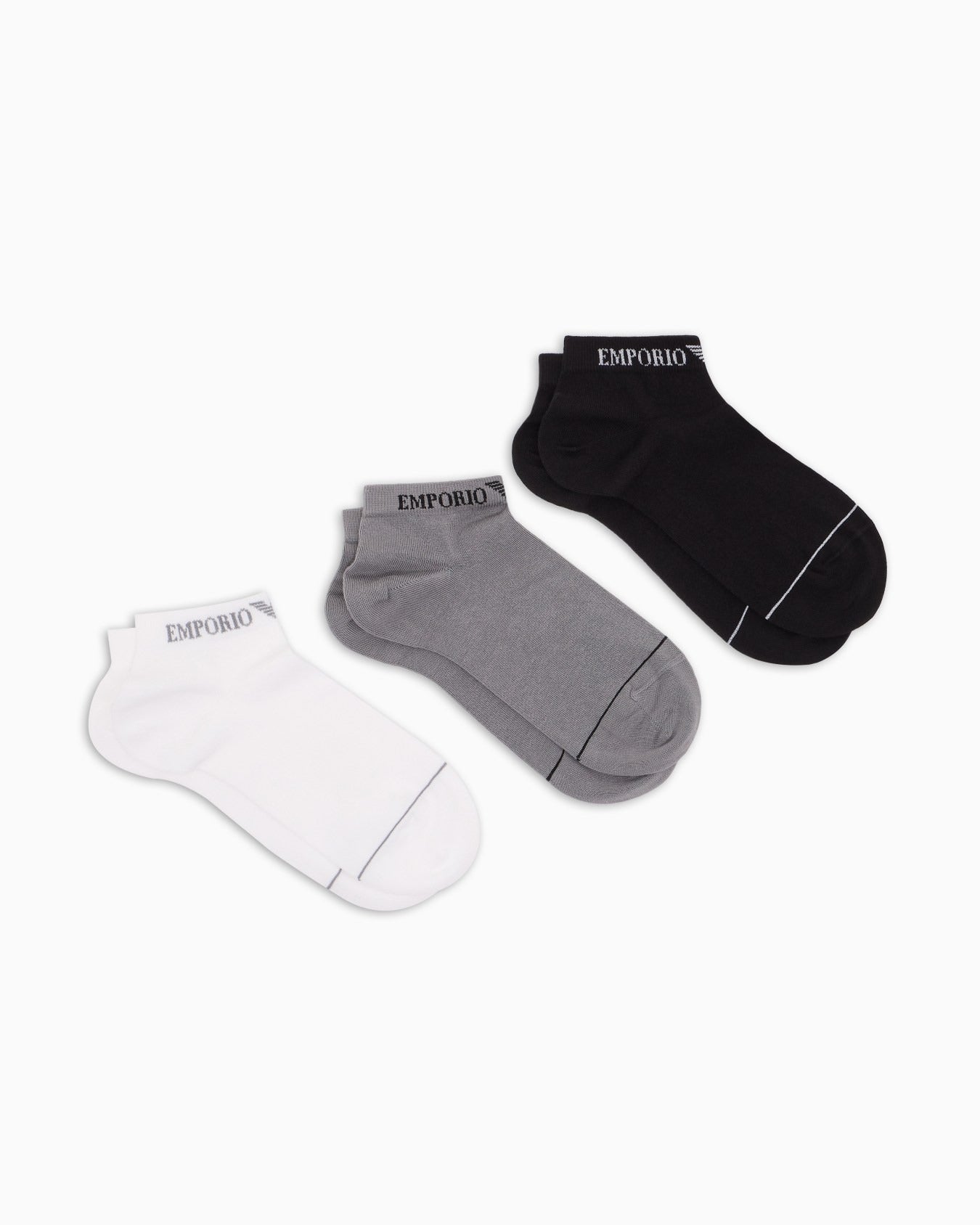 Emporio Armani Pack 3 Calzini Extended Logo