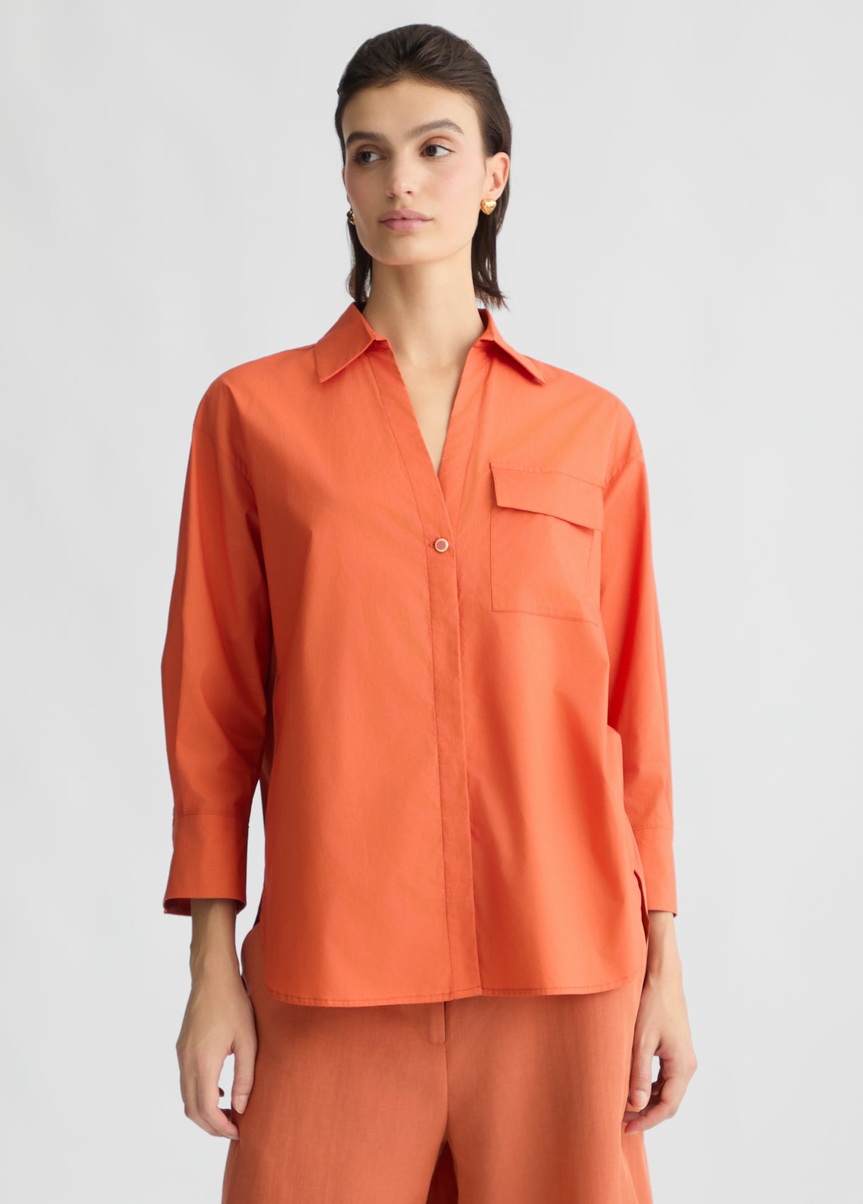 Liu Jo Caicia con Colletto alla Francese Terracotta