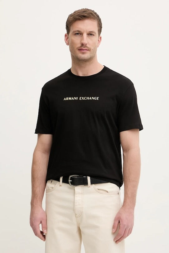 Armani Exchange T-shirt Slim Fit in Cotone