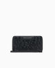 Armani Exchange Portafoglio Orizzontale con Logo Allover