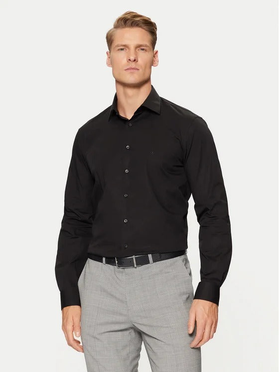 Calvin Klein Camicia Poplin Stretch Regular Fit