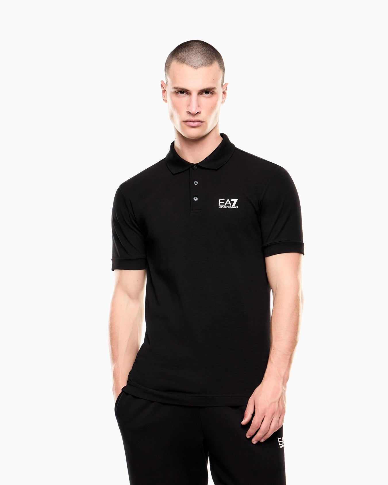ARMANI EA7 Polo Core Identity in Cotone Stretch