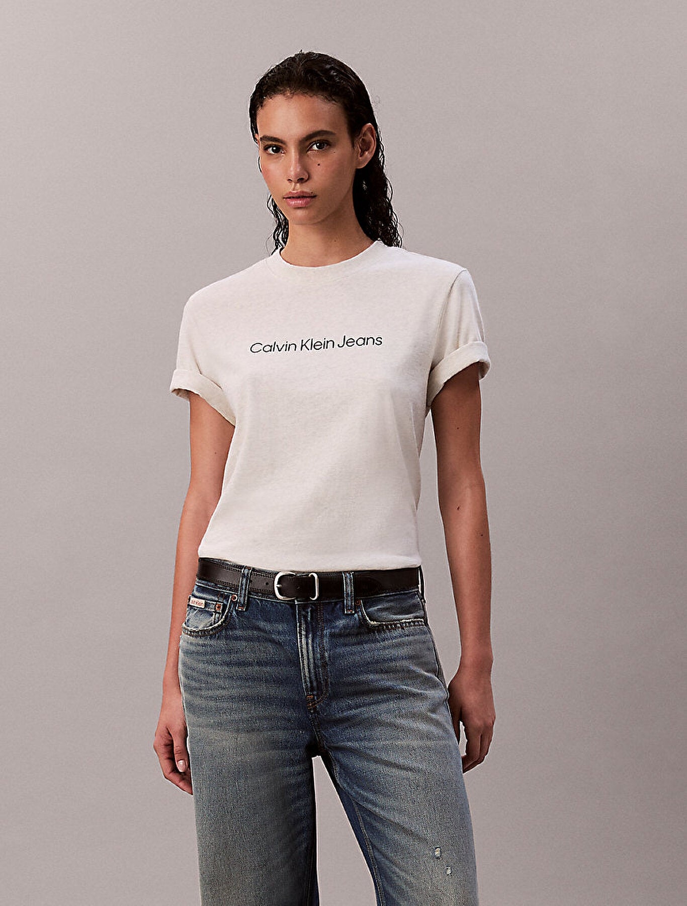 Calvin Klein Jeans Classica con Logo Istantaneo