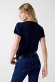 Guess T-shirt con strass Blu
