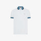 Sun 68 Polo con Righe a Contrasto in Cotone